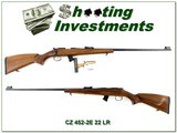 CZ Model 452-2E ZKM Super Exclusive 22 LR 28.5” Rifle Like New - 1 of 4