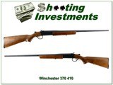 Winchester Model 370 410 Ga 3” Shotgun 26” Full - 1 of 4