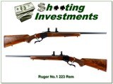Ruger No. 1 V Varmint 223 Rem Red Pad Rifle 24” HB 1980 Excellent - 1 of 4
