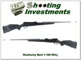 Weatherby Mark V Accumark Left Hand LH 300 Wby Mag 28” w Accubrake - 1 of 4
