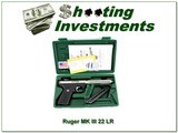 Ruger MK III Hunter Stainless Fluted 22 LR 6.88” Threaded w Box and Extra Mag - Image 1 of 4