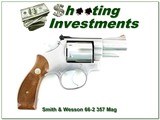 Smith & Wesson Model 66-2 Stainless 357 Mag 2.5” Revolver - 1 of 4