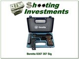 Beretta Model 8357 Cougar F 357 Sig 3.5” Pistol w Case and Extra Grips and Mag - 1 of 4