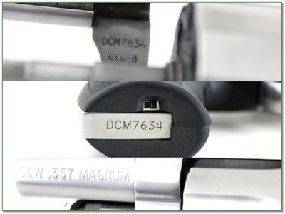 Smith & Wesson 686-6 2/5in stainless 357 Laser grips - Image 4 of 4
