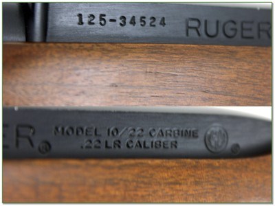 Ruger 10-22 1984 made 22 LR with barrel mounted scope - Image 4 of 4