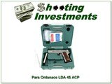 Para Ordnance 1911 X LDA Nite-Tac SS 45 ACP Stainless 5” Pistol w Case and Extra Mag - 1 of 4