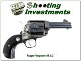 Ruger Vaquero Birdshead Large Frame 45 Colt 3.75” Revolver 2001 Case Color - 1 of 4