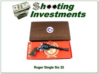Ruger Single-Six Colorado Centennial 6.5” Revolver 22 LR and Mag w Case 1976 - Image 1 of 4