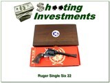 Ruger Single-Six Colorado Centennial 6.5” Revolver 22 LR and Mag w Case 1976 - Image 1 of 4