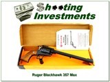 Ruger New Model Blackhawk 357 Max Maximum 10.5” NNIB Rare 1983 Revolver - 1 of 4