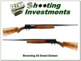 Browning A5 Belgium Sweet Sixteen 16 Ga 28” Mod Solid Rib 1947 Excellent - 1 of 4