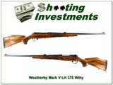 Weatherby Mark V Deluxe 378 Wby Mag LH Rifle 26” Excellent Wood Figure - 1 of 4