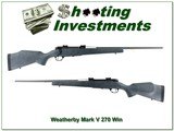 Weatherby Mark V Ultralight 270 Win 6 Lug 24” Rifle - 1 of 4