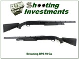 Browning BPS Stalker Enhanced Engraved 10 Ga 24” Invector Shotgun Near New - 1 of 4