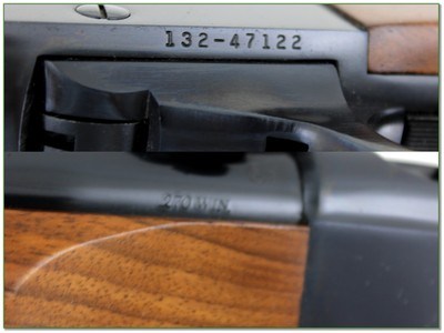 Ruger No. 1 270 Win Red Pad 26” Rifle 1982 w Rings Excellent - Image 4 of 4