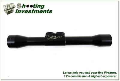 Weatherby Imperial 4x81 4x Gloss German Rifle Scope w Fine Reticle - Image 1 of 4