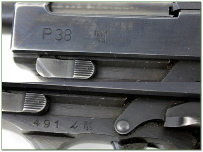 Mauser-Werke Walther P38 9mm Parabellum 1943 5” w Holster - Image 4 of 4