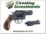 Smith & Wesson Model 34-1 22 LR Revolver 4” Blued 1982 - Image 1 of 4