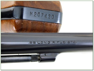 Smith & Wesson Model 34-1 22 LR Revolver 4” Blued 1982 - Image 4 of 4