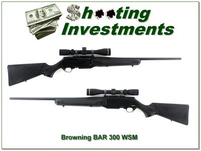 Browning BAR Mark II Stalker 300 WSM 23” Rifle w Leupold 4-12 Scope - Image 1 of 4