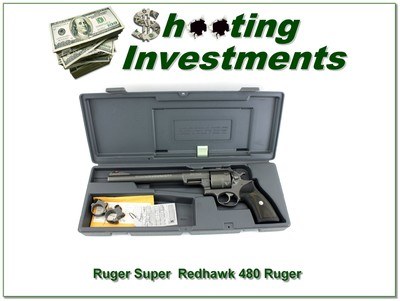 Ruger Super Redhawk Rare Target Grey 480 Ruger 9.5” Revolver w Box - Image 1 of 4