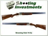 Browning Citori Feather Lightning 16 GA 26” Invector Shotgun - 1 of 4
