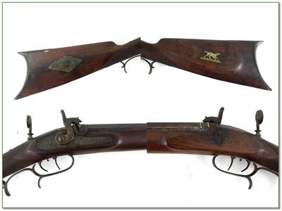 J H. Johnson Great Western Gun Works 50 Cal Antique 36” Muzzleloader - Image 2 of 3