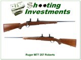Ruger M77 257 Roberts Red Pad 22” Rifle w Rings Rare 1985 - 1 of 4
