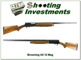 Browning A5 Magnum Twelve 12 Ga Belgium 30” F Vent Rib 1976 Shotgun Excellent - 1 of 4