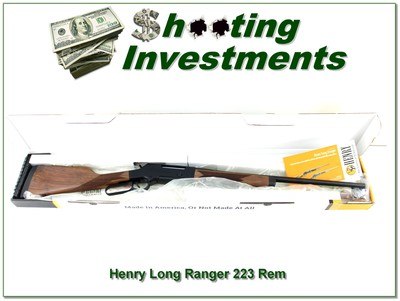 Henry Long Ranger H014-223 223 Rem 20” Lever Rifle NIB - Image 1 of 4