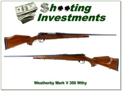 Weatherby Mark V Deluxe 300 Wby Mag 24” Rifle - Image 1 of 4