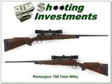 Remington 700 BDL Custom 7mm Weatherby Magnum w/ Leupold! - Image 1 of 4