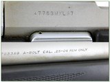 Browning A Bolt Stainless Stalker LH 25-06 Rem 22” Rifle Rare - Image 4 of 4