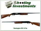Remington Model 870 Wingmaster 12 Ga 28” VR Mod Shotgun - Image 1 of 4