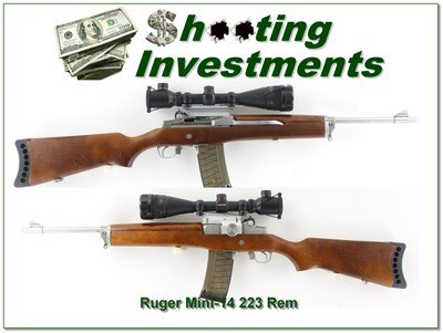 Ruger Mini-14 SS Stainless 223 Rem 18” Rifle w Simmons Scope - Image 1 of 4