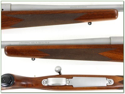 Winchester Model 70 Classic Stainless Walnut 300 Win Mag 28” Rifle w Brake - Image 3 of 4
