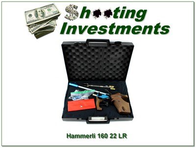 Hammerli Model 160 Freie 12.5” Target Pistol LNIC w Extras - Image 1 of 4
