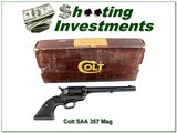 Colt SAA 45 LC 3rd Gen Blued Case Color 7.5” Revolver 1982 NIB - Image 1 of 4