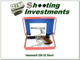 Hammerli Model 230 22 Short 6.25” Target Pistol w Box and Extras - 1 of 4