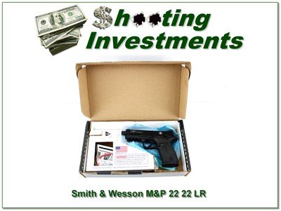 Smith & Wesson M&P 22 Compact 22 LR Threaded 3.5” Pistol w Box - Image 1 of 4