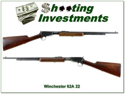 Winchester Model 62A 22 LR or Short 23” Pump Rifle 1942 - Image 1 of 4