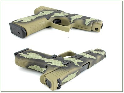 Glock 48 G48 9mm Riptile Camo 4” Pistol w Box and Extra Magazine - Image 3 of 4