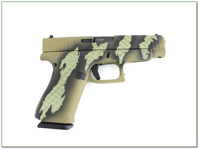 Glock 48 G48 9mm Riptile Camo 4” Pistol w Box and Extra Magazine - Image 2 of 4