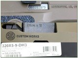 Sig Sauer P320 DH3 Custom Works 9mm Coyote Tan w Case, Light, and 4 Mags - Image 4 of 4