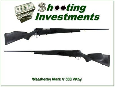 Weatherby Mark V Synthetic 300 Wby Mag 24” Threaded Rifle - Image 1 of 4
