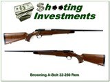 Browning A Bolt II Micro Medallion 22-250 Rem 20” Rifle Exc Cond - 1 of 4