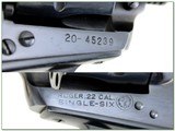 Ruger Single Six 22 LR WMR 3 Screw 6.5” Revolver w Case and Grips 1970 Near New - 4 of 4