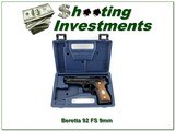 Beretta Model 92FS FBI National Academy Commemorative 5” Near New Pistol w Case - 1 of 4