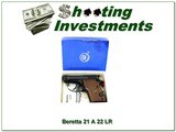 Beretta Model 21 21A Bobcat 22 LR 2.5” Pistol w Box - 1 of 4