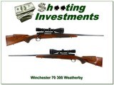 Winchester Model 70 XTR Sporter 300 Wby Mag 24” Rifle w Leupold Scope - Image 1 of 4